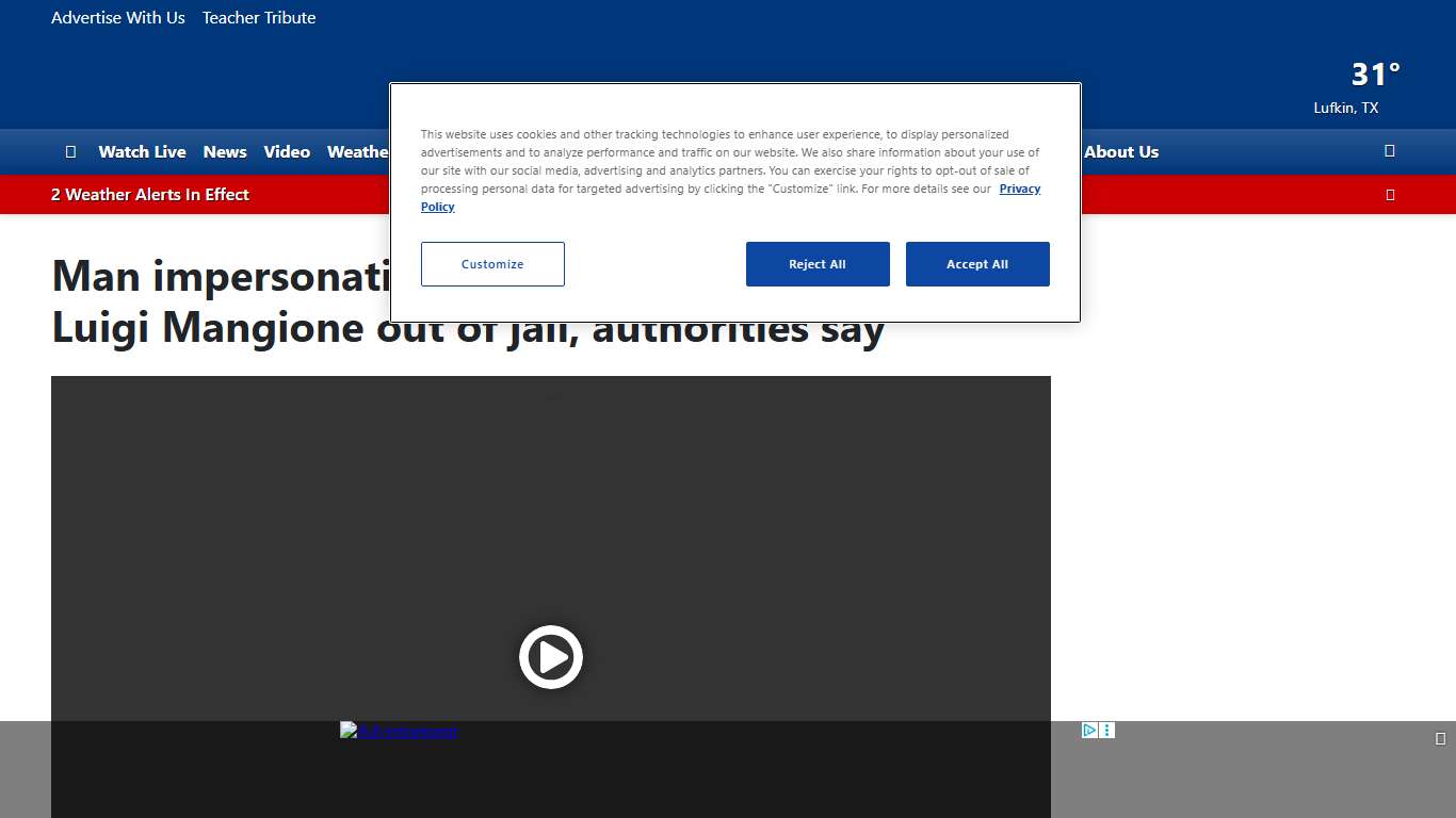 Man impersonating an FBI agent tried to get Luigi Mangione out of jail, authorities say