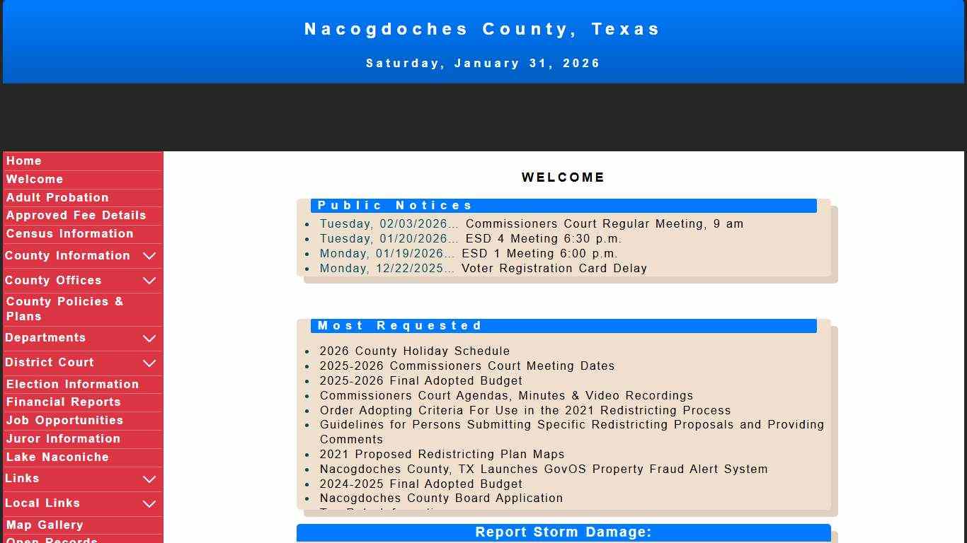Nacogdoches County, Texas